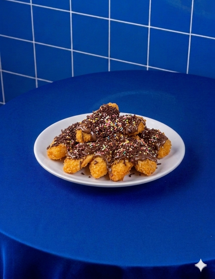 Choco Nana Bliss Bloom Coffee & Place dengan perpaduan cokelat dan pisang yang manis dan lezat